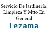 Logo Servicio De Jardinería, Limpieza Y Mtto En General Lezama