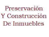 Logo Preservación Y Construcción De Inmuebles