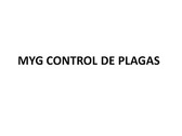 MYG Control de Plagas