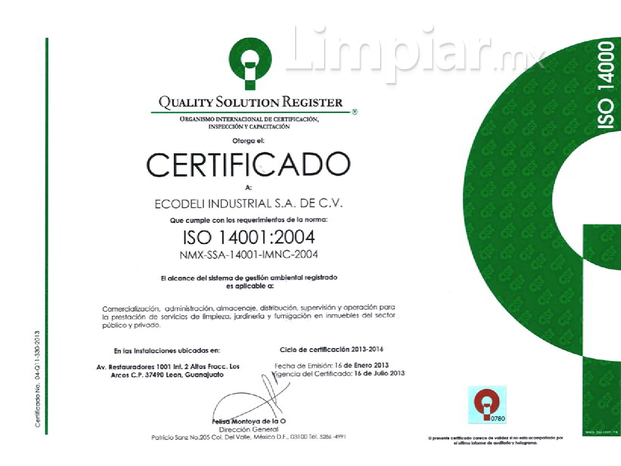 Ecodeli Industrial ISO 14001-2004.jpg