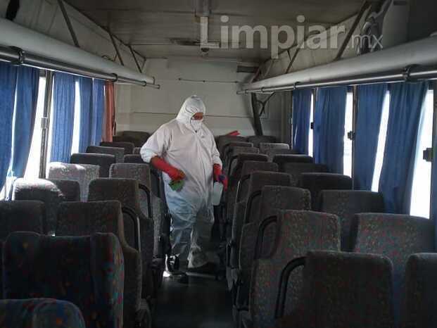 Sanitización de Autobus