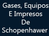 Gases, Equipos E Impresos De Schopenhawer