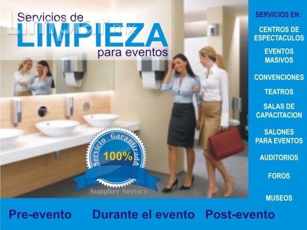 Limpieza para eventos