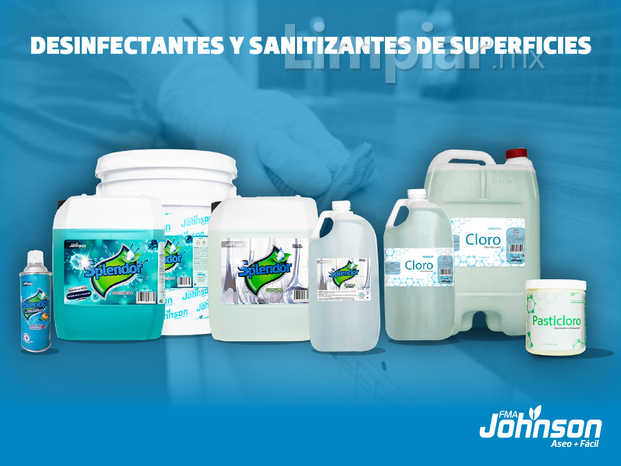 Desinfectantes y sanitizantes de superficies