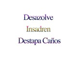 Desazolve Insadren Destapa Caños