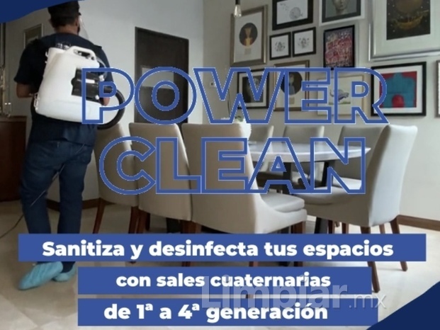 SANITIZACIÓN Y DESINFECCIÓN de espacios, residenciales y comerciales.