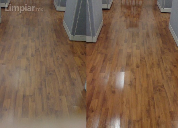 Limpieza de piso laminado