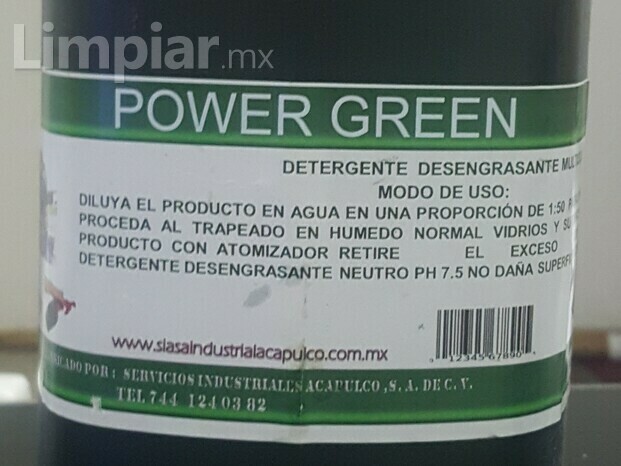 POWER GREEN DESENGRASANTE MULTI USOS