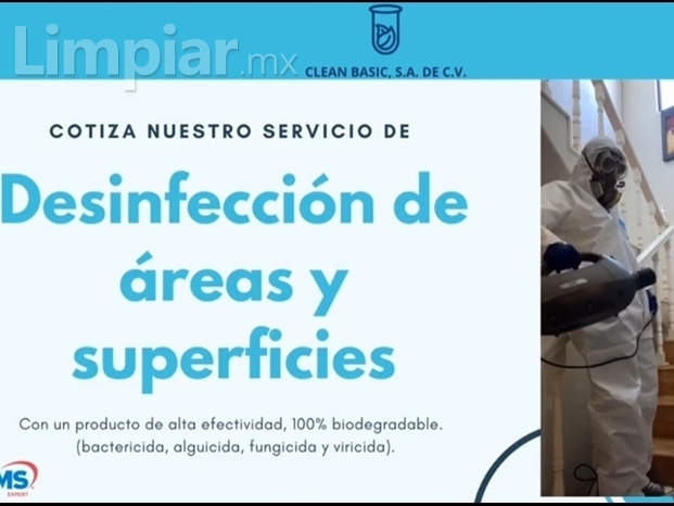 Sanitizacion total con viricida de alto impacto